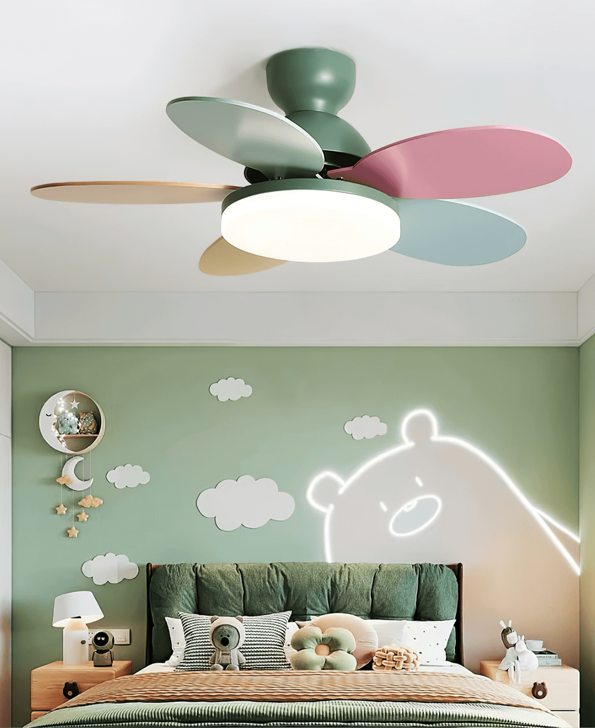 Petalo Ceiling Fan Light — product view 25