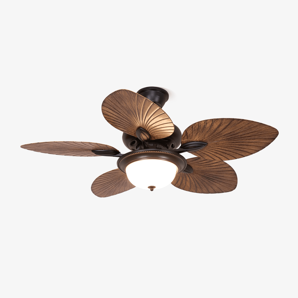 Banana Leaves Ceiling Fan Light — product view 1