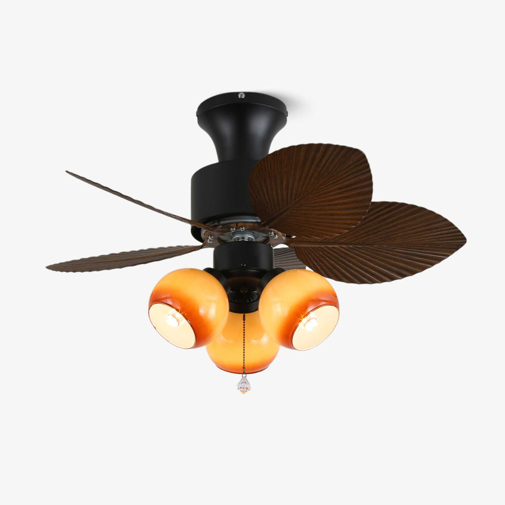 Tropica Palm Ceiling Fan Light — product view 1