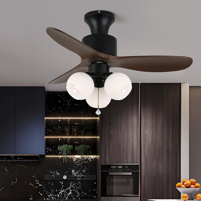 Amberglo Retro Ceiling Fan Light — product view 8