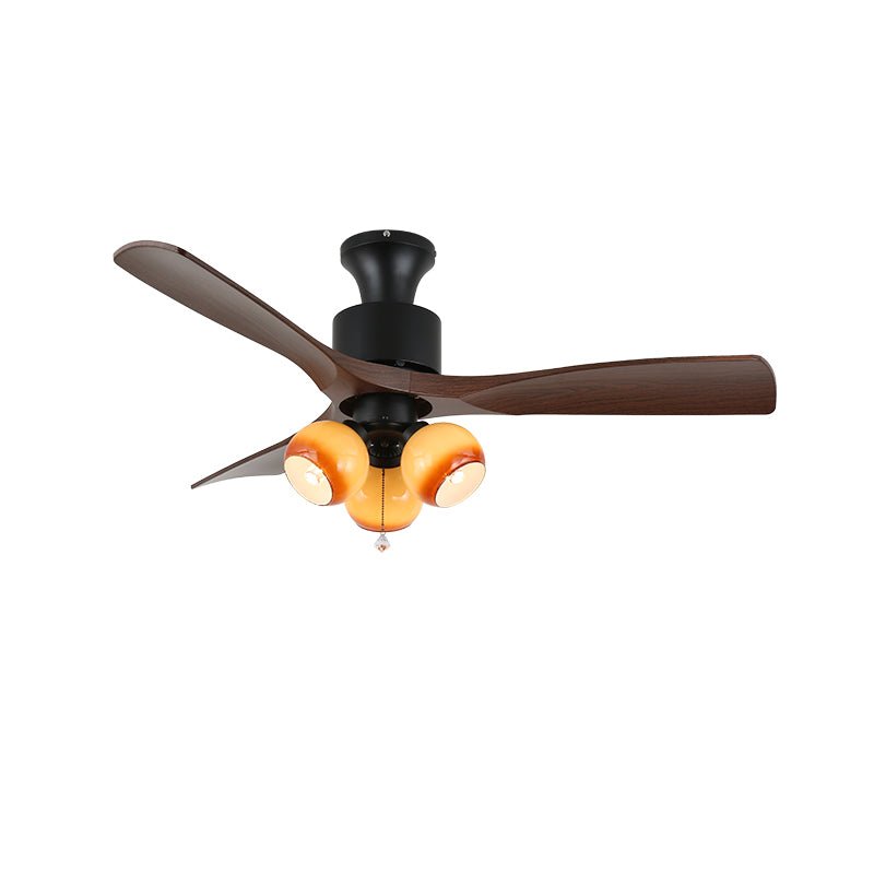 Amberglo Retro Ceiling Fan Light — product view 3