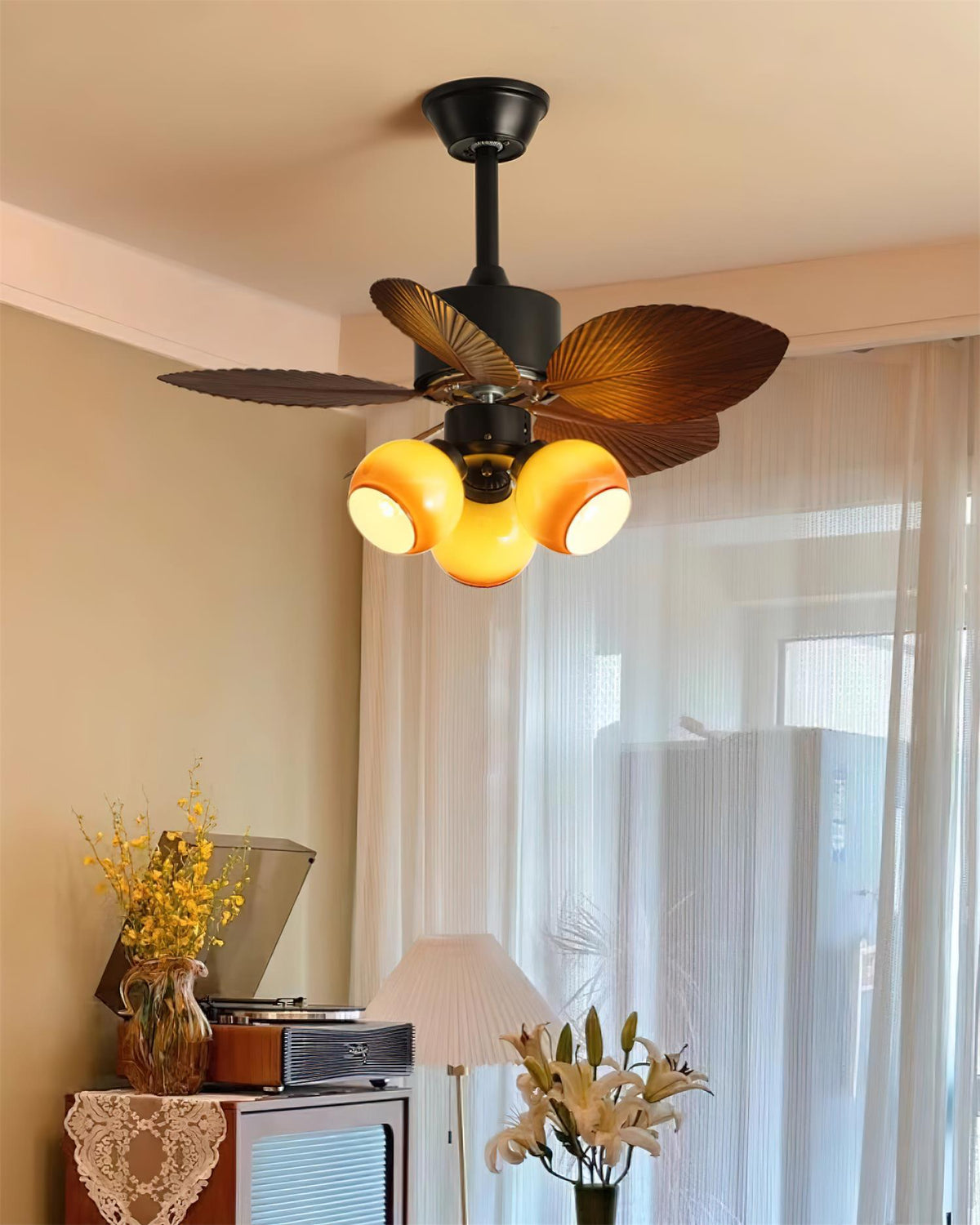 Banana Leaf Breeze Ceiling Fan Light — product view 9