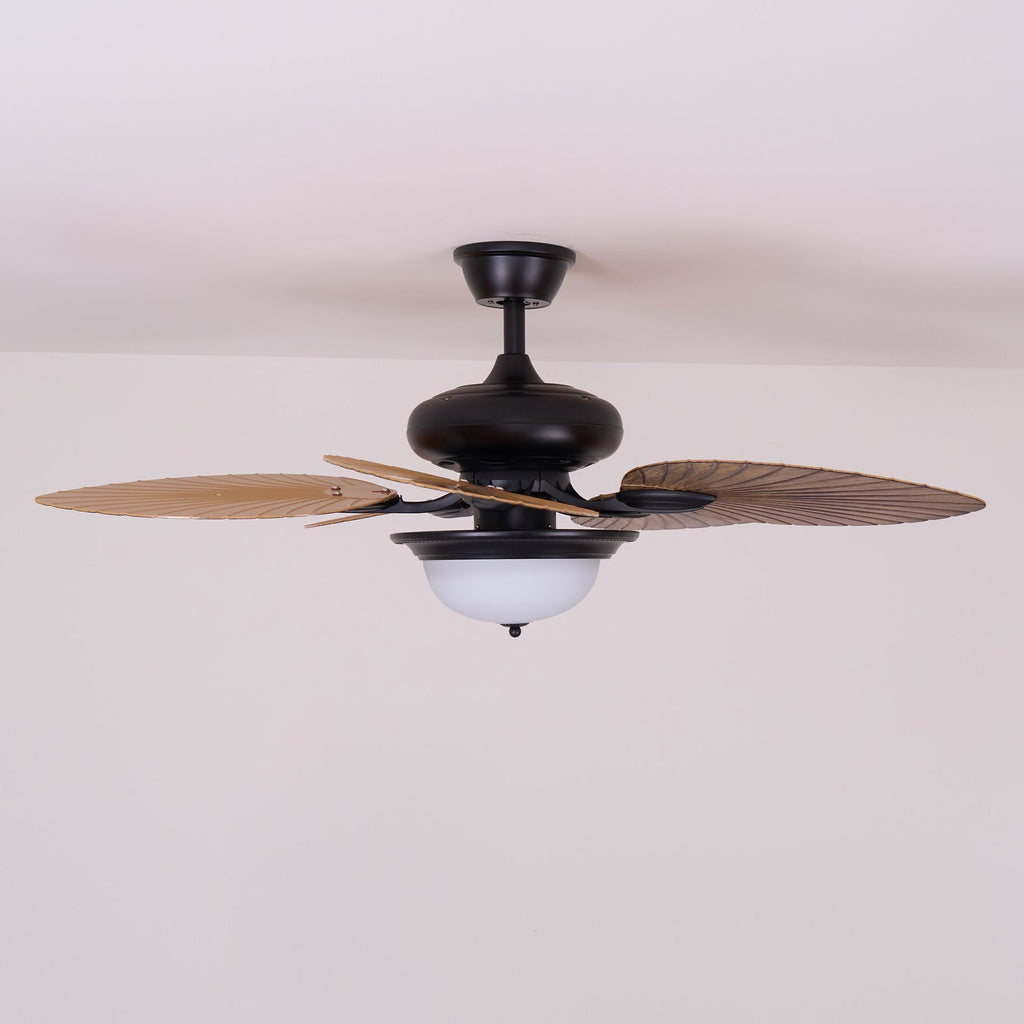Banana Leaves Ceiling Fan Light — product view 9