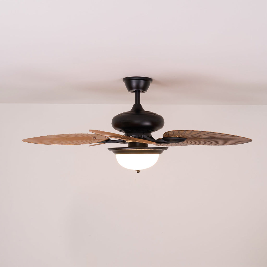 Banana Leaves Ceiling Fan Light — product view 10