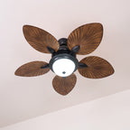Banana Leaves Ceiling Fan Light — product view 15