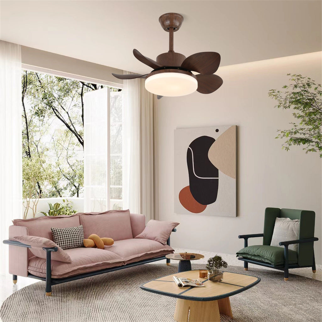 Terra Walnut Ceiling Fan Light — product view 15