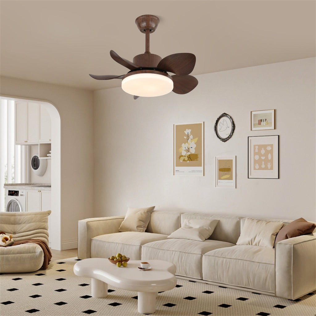 Terra Walnut Ceiling Fan Light — product view 17