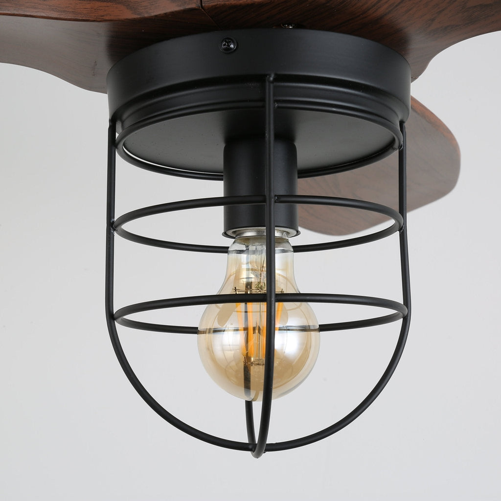 Caldor Industrial Ceiling Fan Light — product view 6