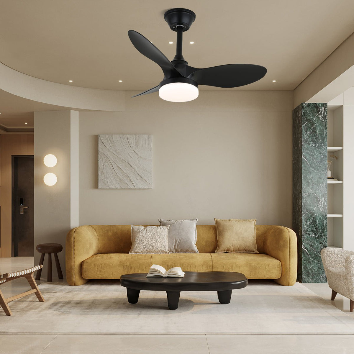 Callum Ceiling Fan Light — product view 3
