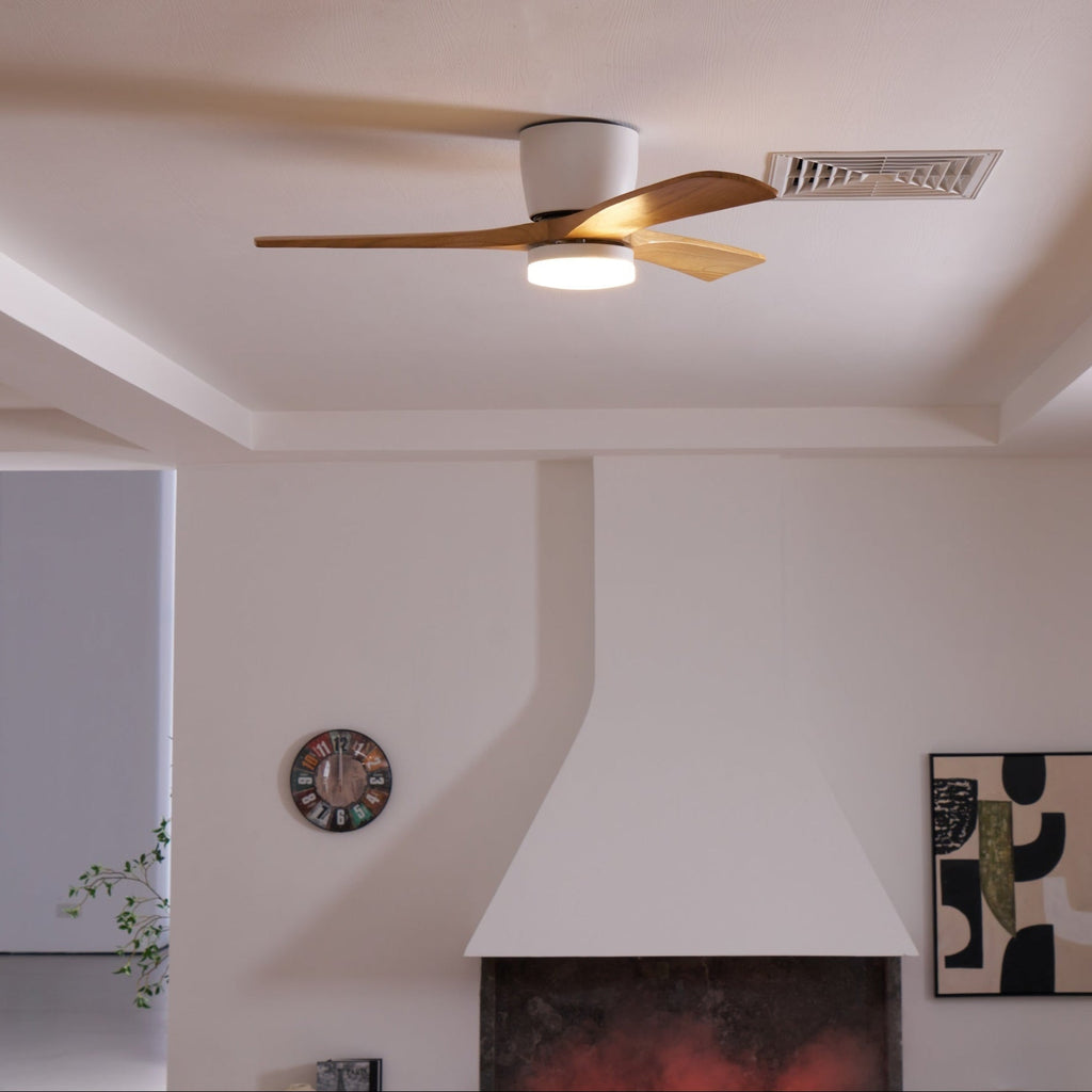 Nordic Wooden 42"/48"/52" Ceiling Fan Light — product view 25