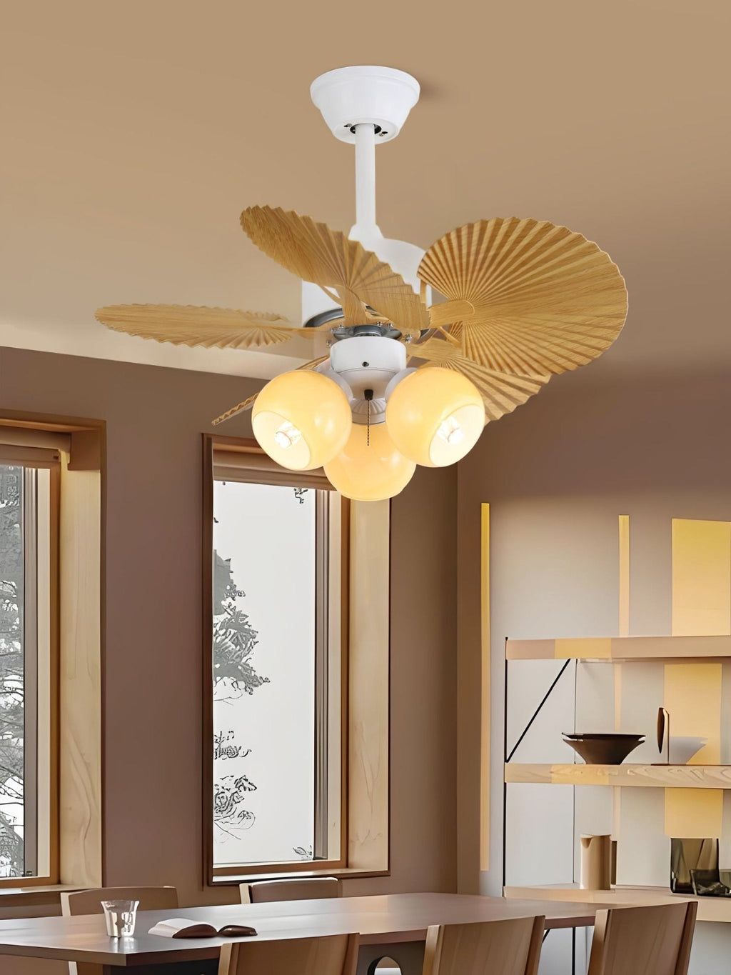 Palmera Bloom Ceiling Fan Light — product view 8