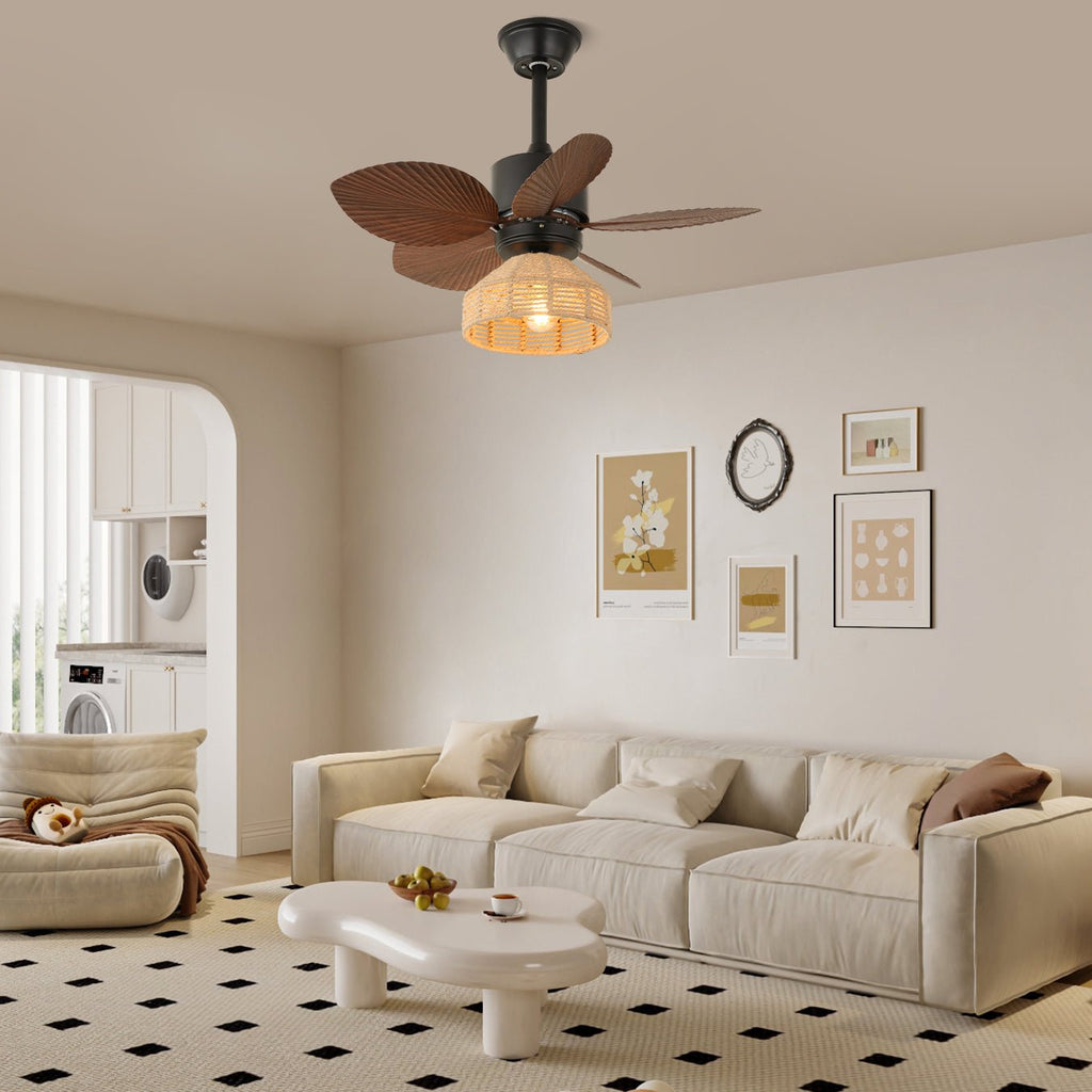 Flora Ceiling Fan Light — product view 3