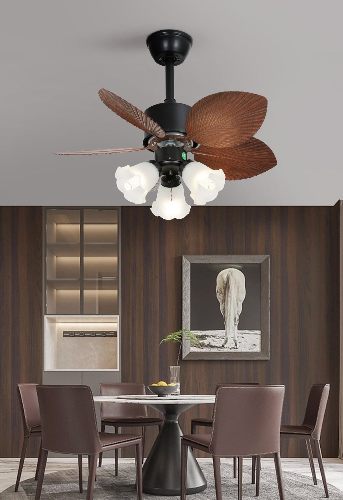 Floriva Blossom Ceiling Fan Light — product view 6