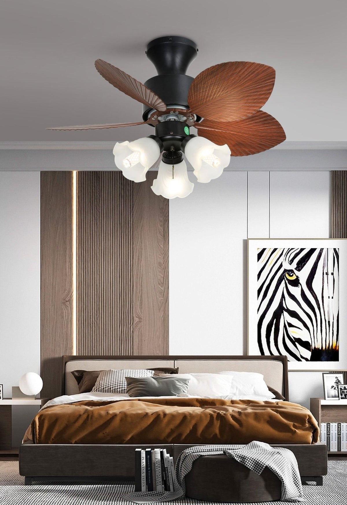 Floriva Blossom Ceiling Fan Light — product view 8