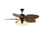 Banana Leaves Ceiling Fan Light — product view 5
