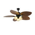 Banana Leaves Ceiling Fan Light — product view 6
