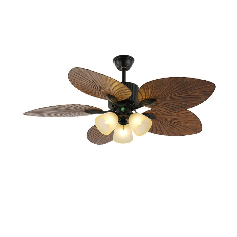 Banana Leaves Ceiling Fan Light — product view 6