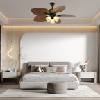 Banana Leaves Ceiling Fan Light — product view 23