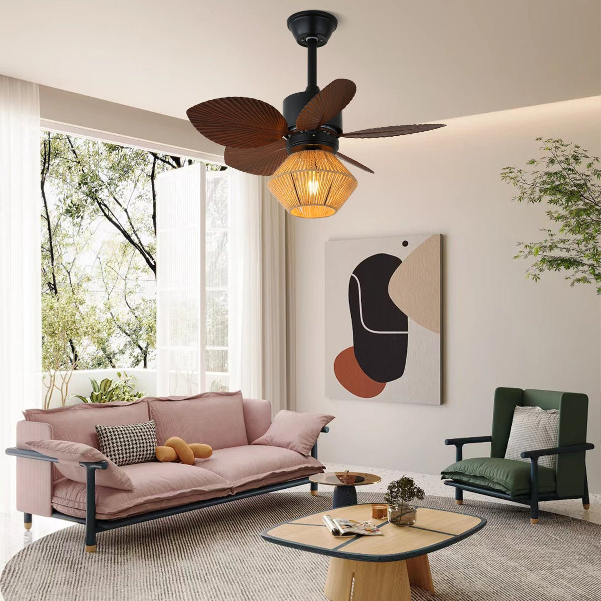 Isla Ceiling Fan Light — product view 3