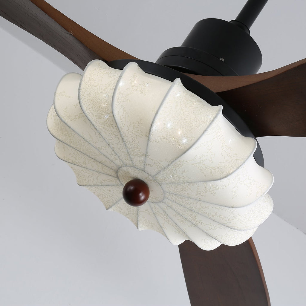 Lotus Bloom Ceiling Fan Light — product view 3