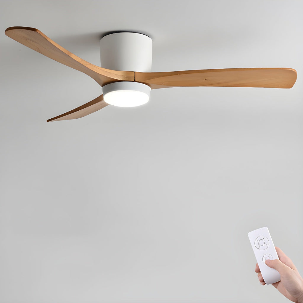 Nordic Wooden 42"/48"/52" Ceiling Fan Light — product view 18