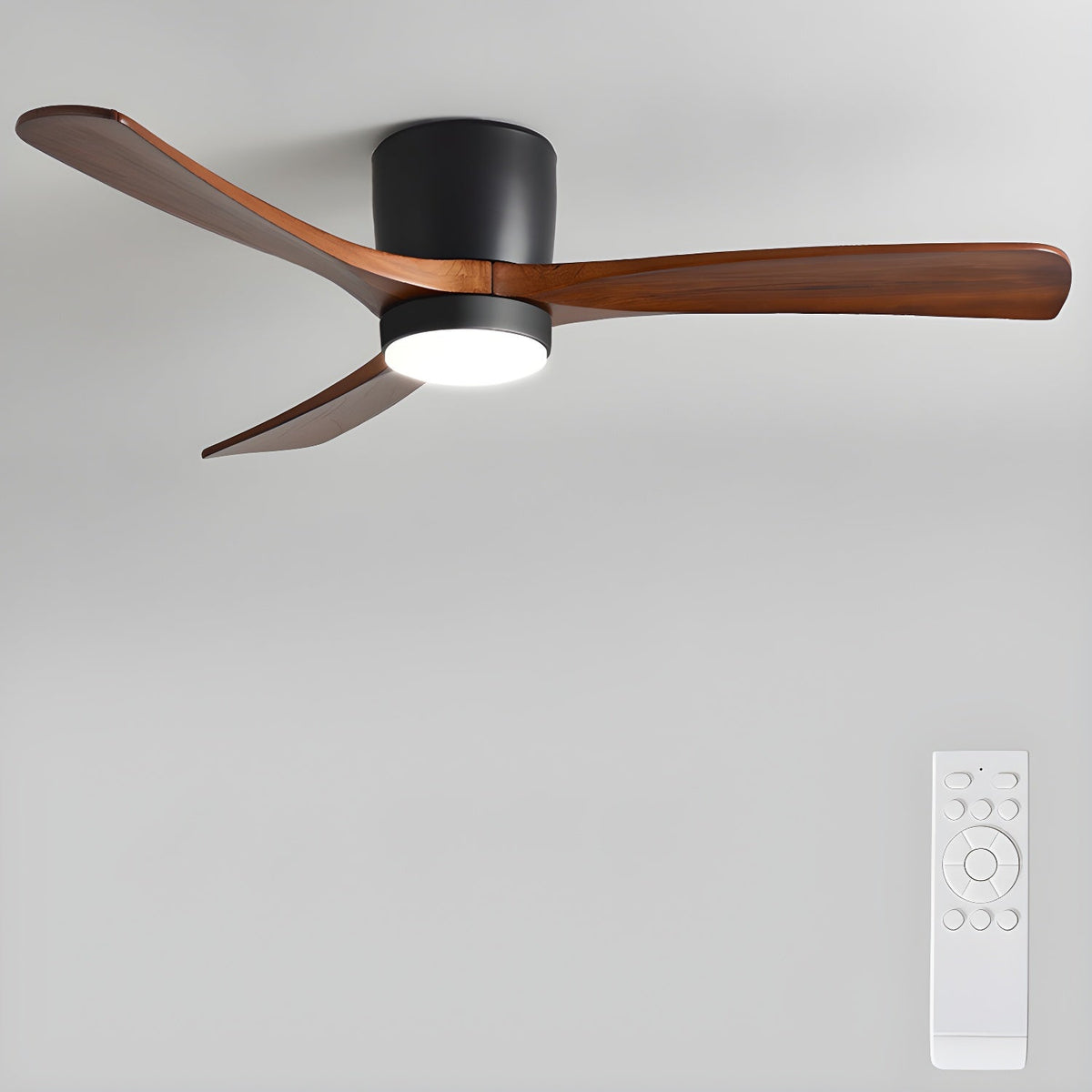 Nordic Wooden 42"/48"/52" Ceiling Fan Light — product view 15