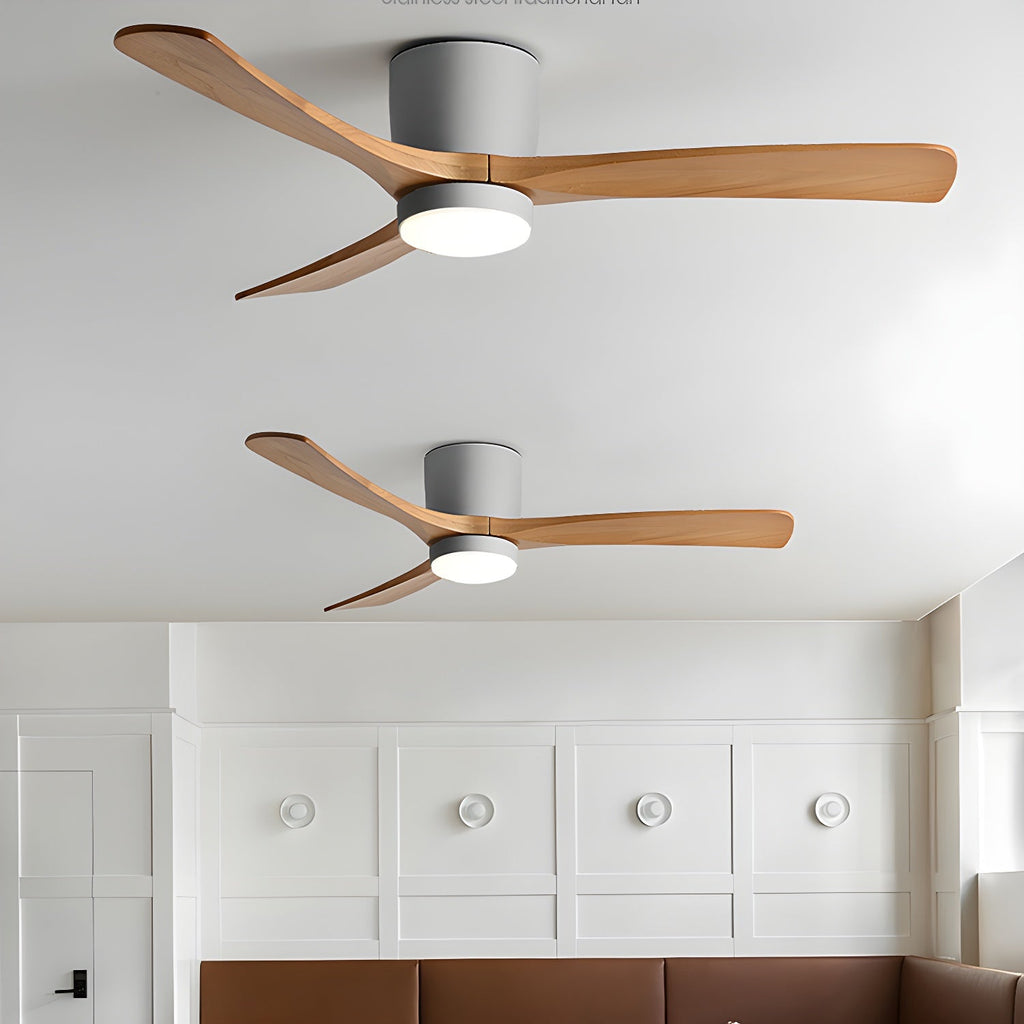Nordic Wooden 42"/48"/52" Ceiling Fan Light — product view 5