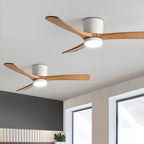 Nordic Wooden 42"/48"/52" Ceiling Fan Light — product view 6