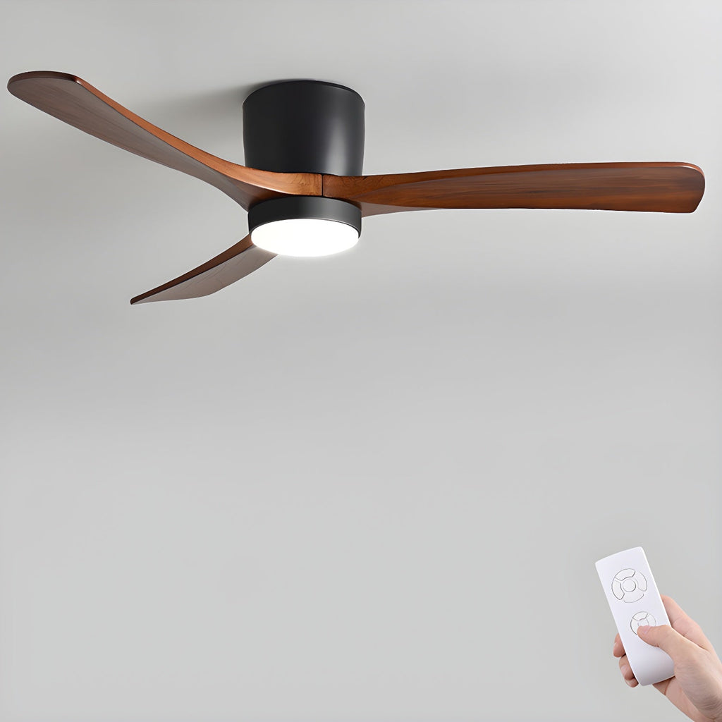 Nordic Wooden 42"/48"/52" Ceiling Fan Light — product view 17