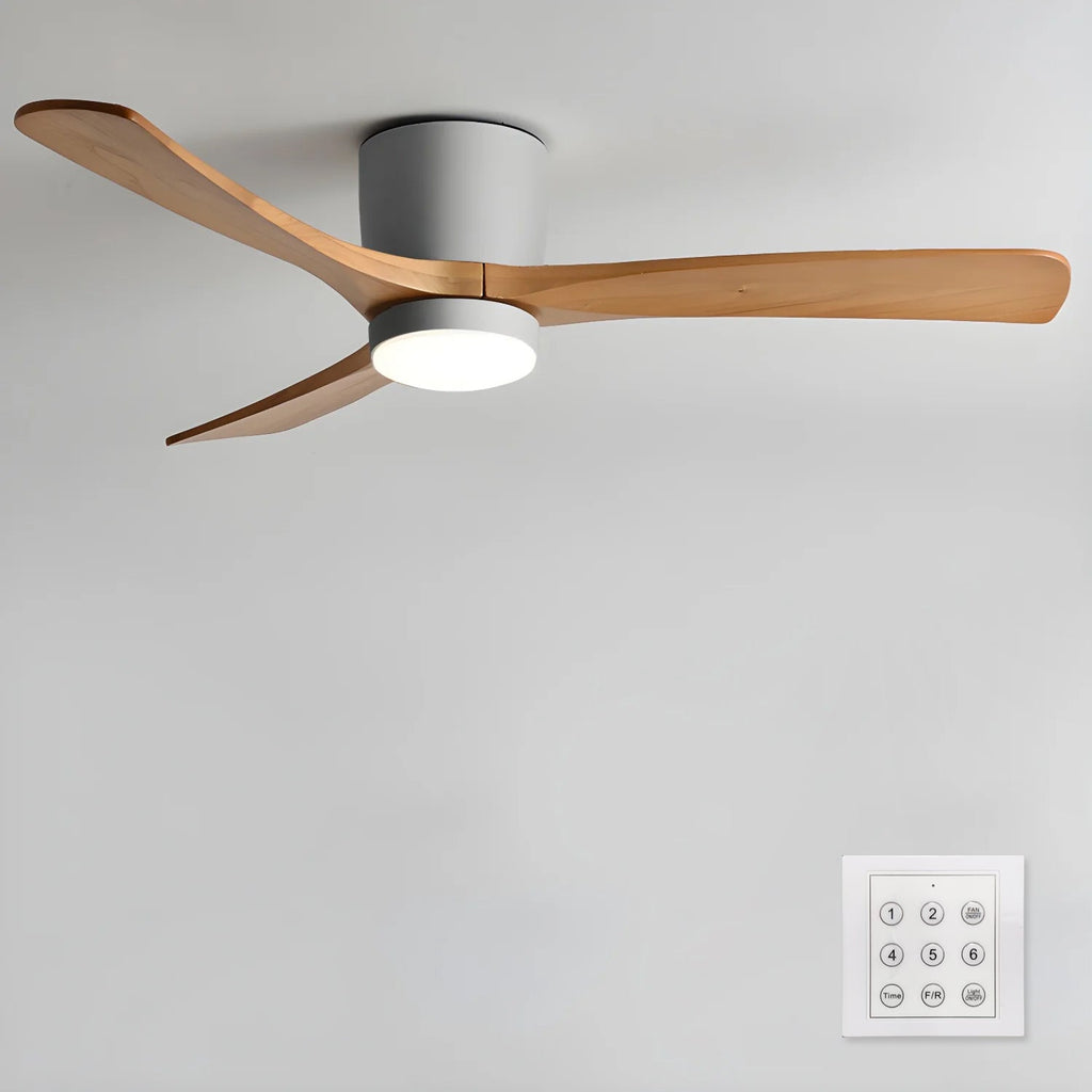 Nordic Wooden 42"/48"/52" Ceiling Fan Light — product view 20
