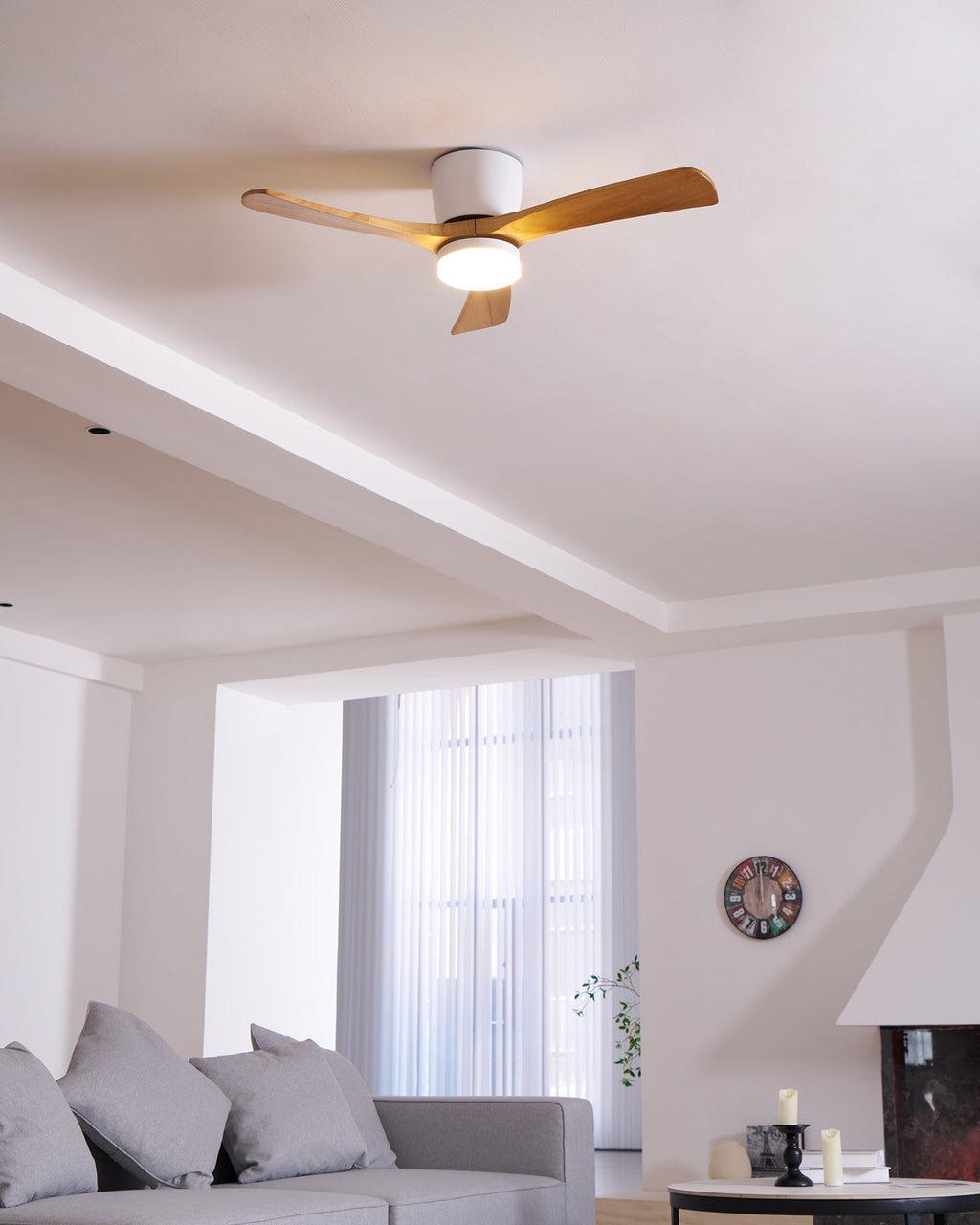 Nordic Wooden 42"/48"/52" Ceiling Fan Light — product view 32