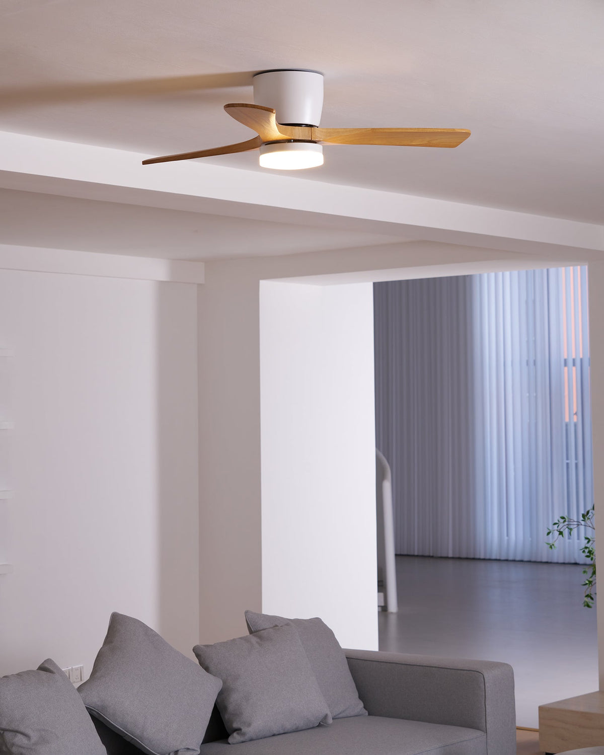 Nordic Wooden 42"/48"/52" Ceiling Fan Light — product view 37