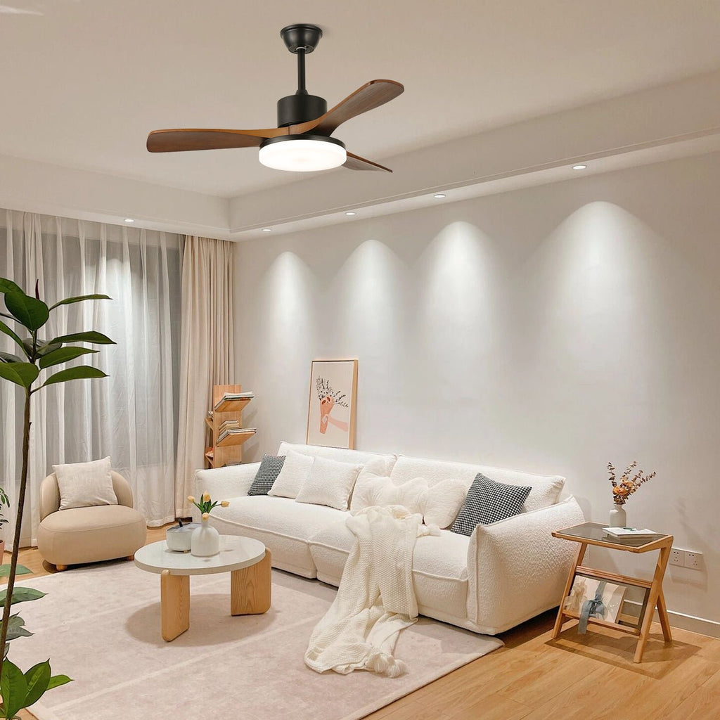 Morty Adams Wooden 48"/52" Ceiling Fan Light — product view 6