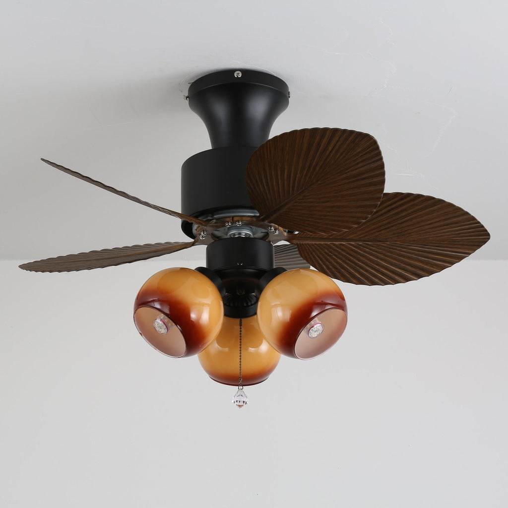 Tropica Palm Ceiling Fan Light — product view 2