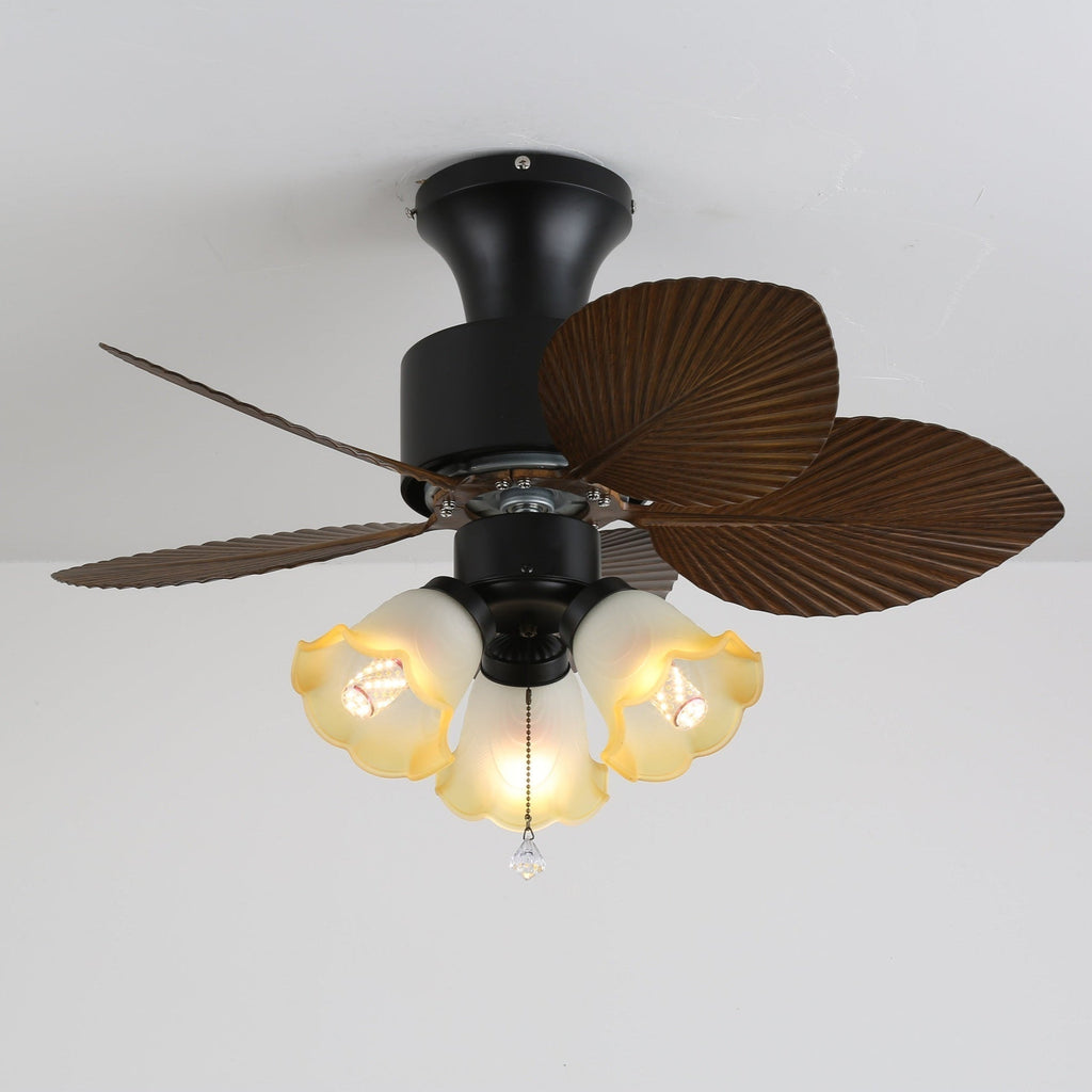 Tropica Palm Ceiling Fan Light — product view 4
