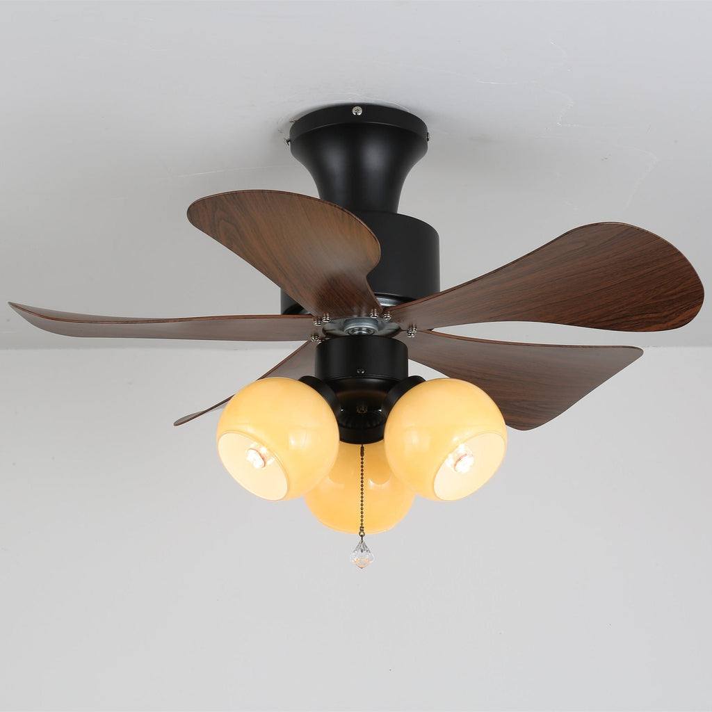 Woodgrain Charm Ceiling Fan Light — product view 2