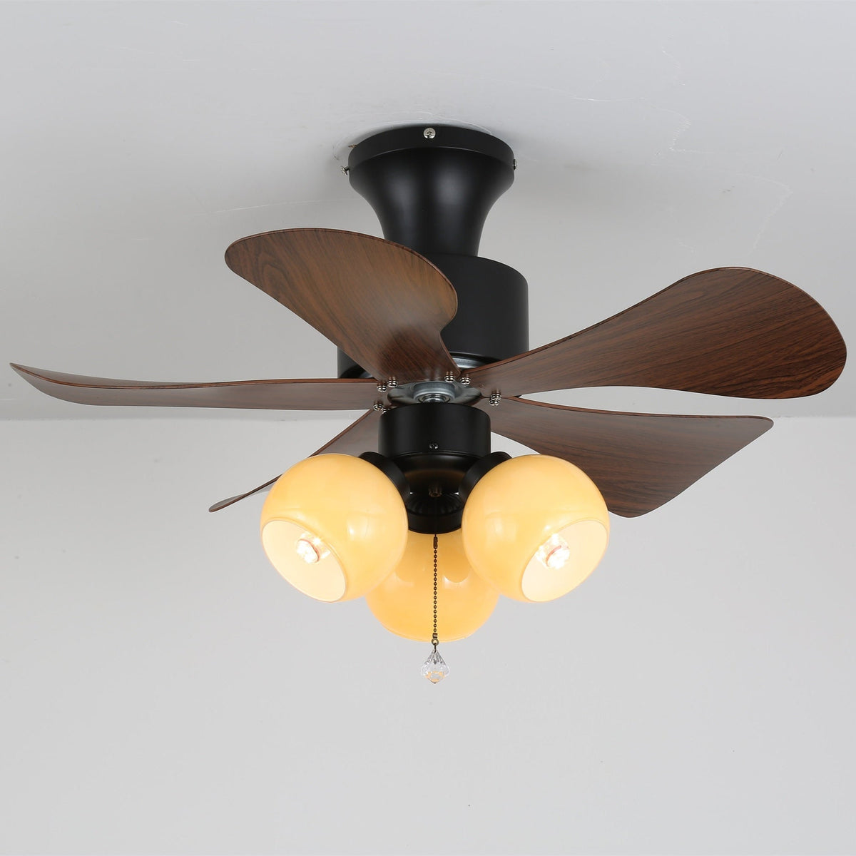Woodgrain Charm Ceiling Fan Light — product view 2