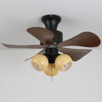 Woodgrain Charm Ceiling Fan Light — product view 4