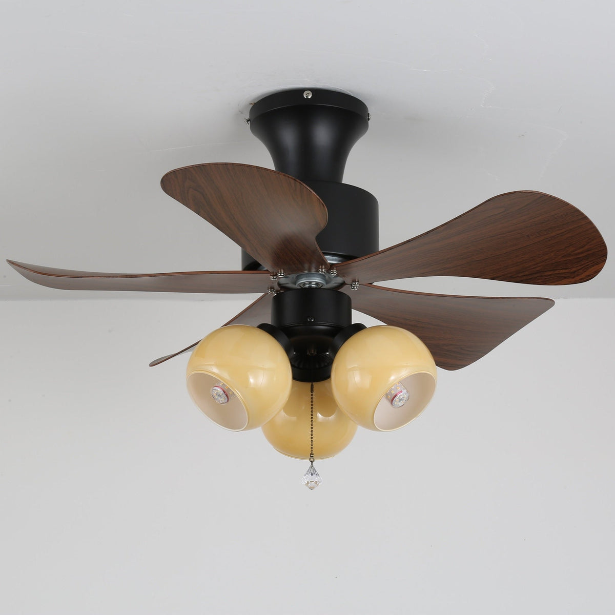 Woodgrain Charm Ceiling Fan Light — product view 4