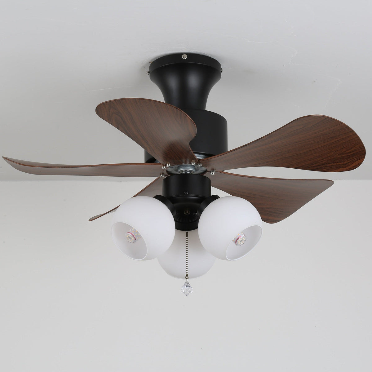 Woodgrain Charm Ceiling Fan Light — product view 7